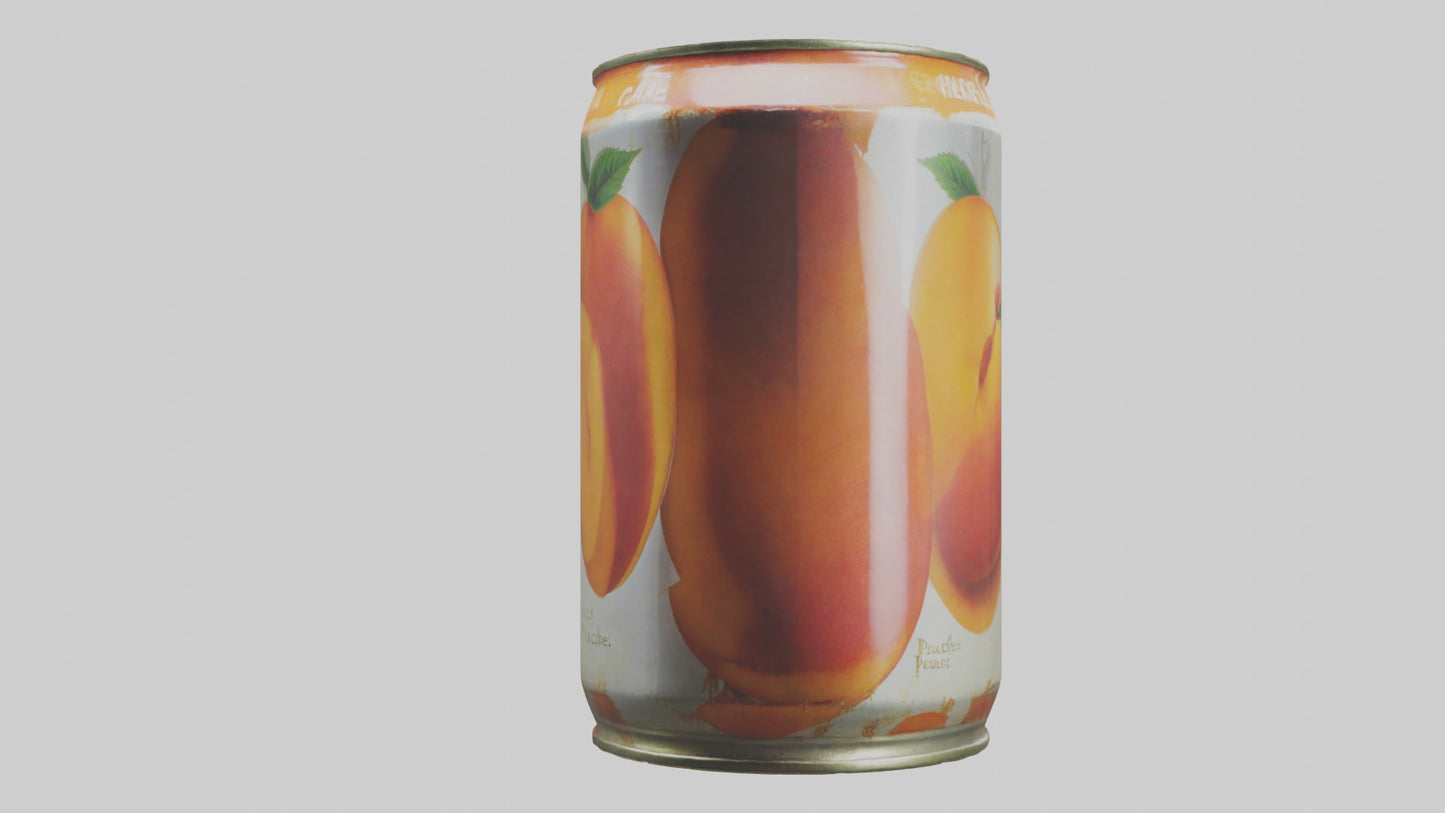 3D model Canned Peaches model VR / AR / low-poly