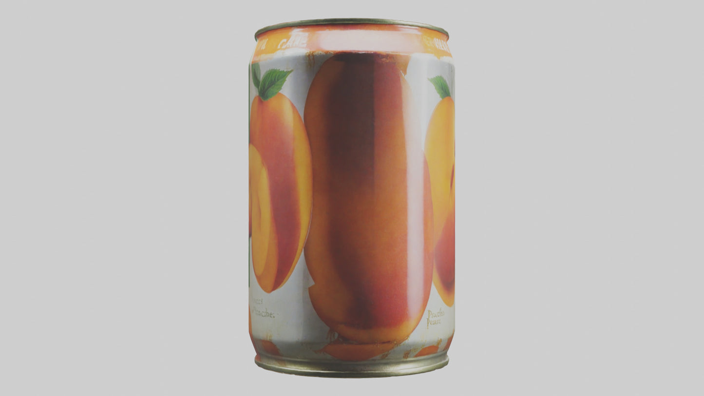 3D model Canned Peaches model VR / AR / low-poly