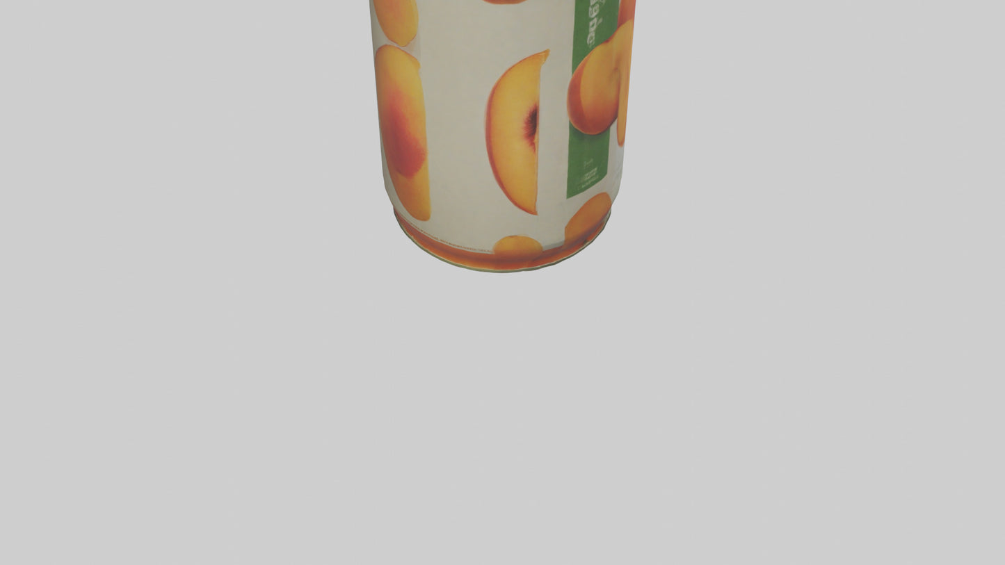 3D model Canned Peaches model VR / AR / low-poly