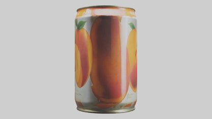 3D model Canned Peaches model VR / AR / low-poly