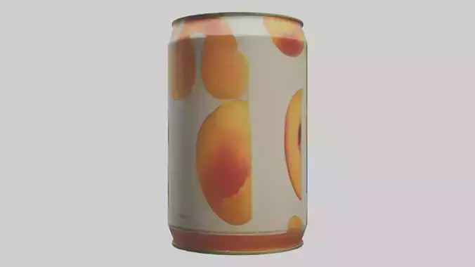 3D model Canned Peaches model VR / AR / low-poly