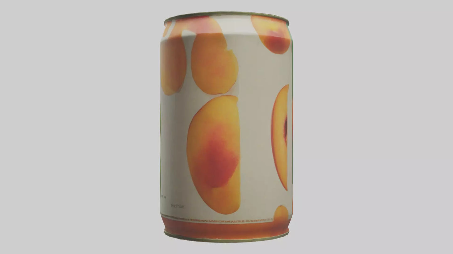 3D model Canned Peaches model VR / AR / low-poly