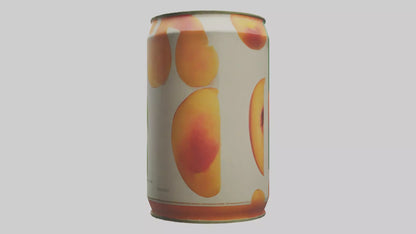 3D model Canned Peaches model VR / AR / low-poly