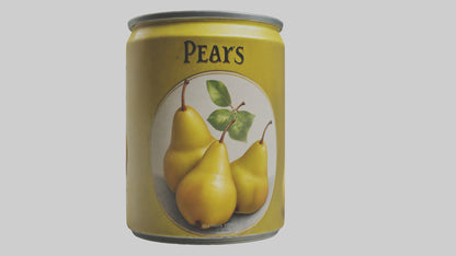 3D model Canned Pears model VR / AR / low-poly