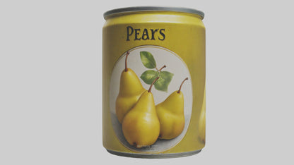 3D model Canned Pears model VR / AR / low-poly