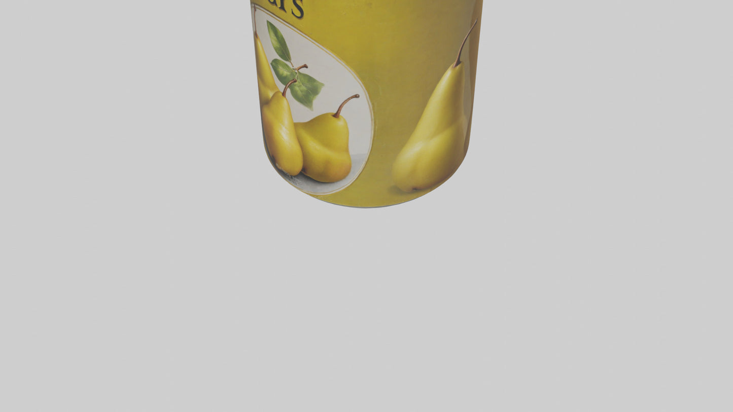 3D model Canned Pears model VR / AR / low-poly