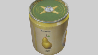 3D model Canned Pears model VR / AR / low-poly