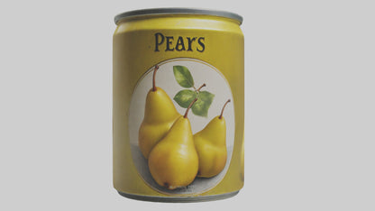 3D model Canned Pears model VR / AR / low-poly