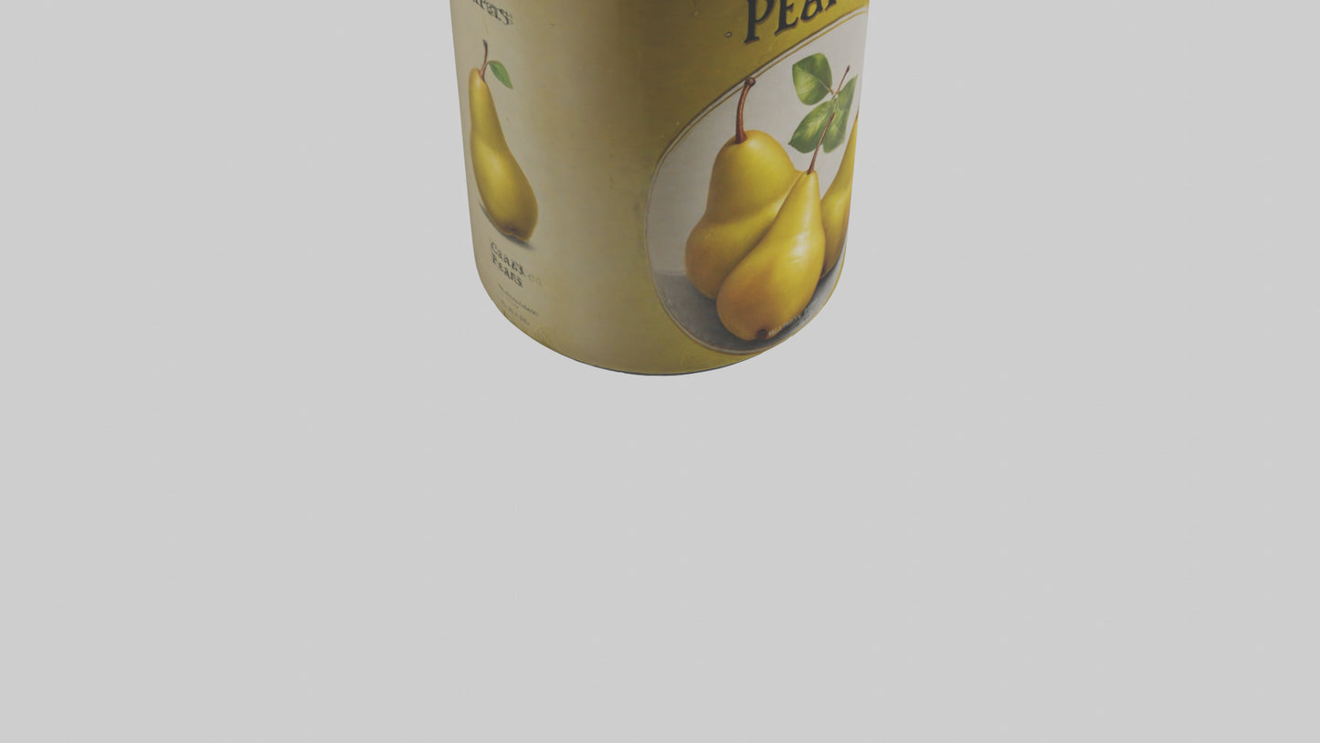 3D model Canned Pears model VR / AR / low-poly