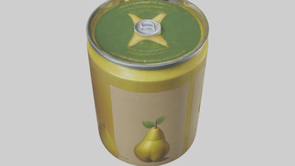 3D model Canned Pears model VR / AR / low-poly