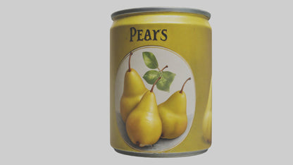 3D model Canned Pears model VR / AR / low-poly