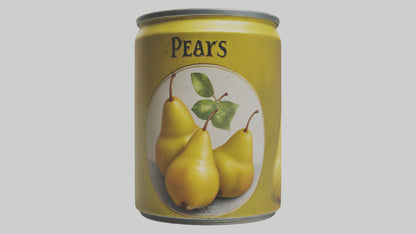 3D model Canned Pears model VR / AR / low-poly