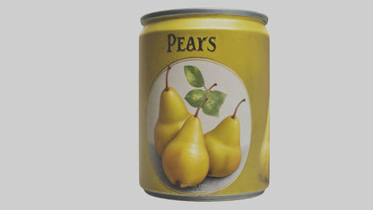 3D model Canned Pears model VR / AR / low-poly