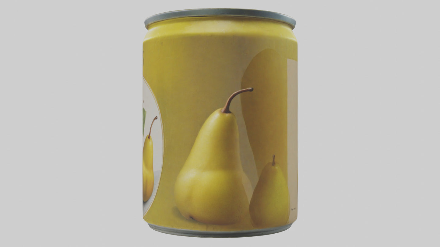 3D model Canned Pears model VR / AR / low-poly