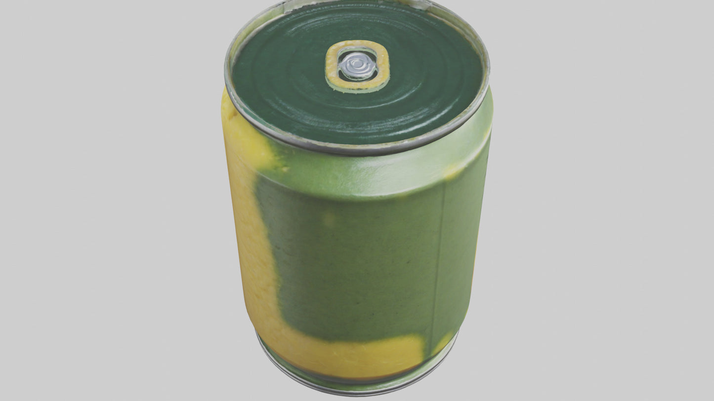 3D model Canned Pineapple model VR / AR / low-poly