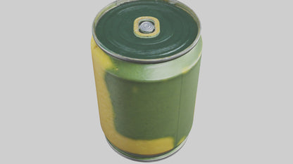 3D model Canned Pineapple model VR / AR / low-poly