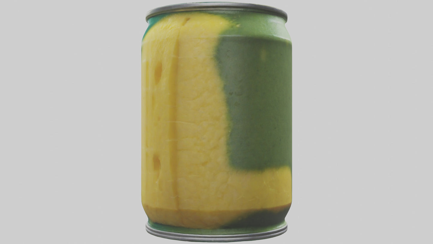 3D model Canned Pineapple model VR / AR / low-poly