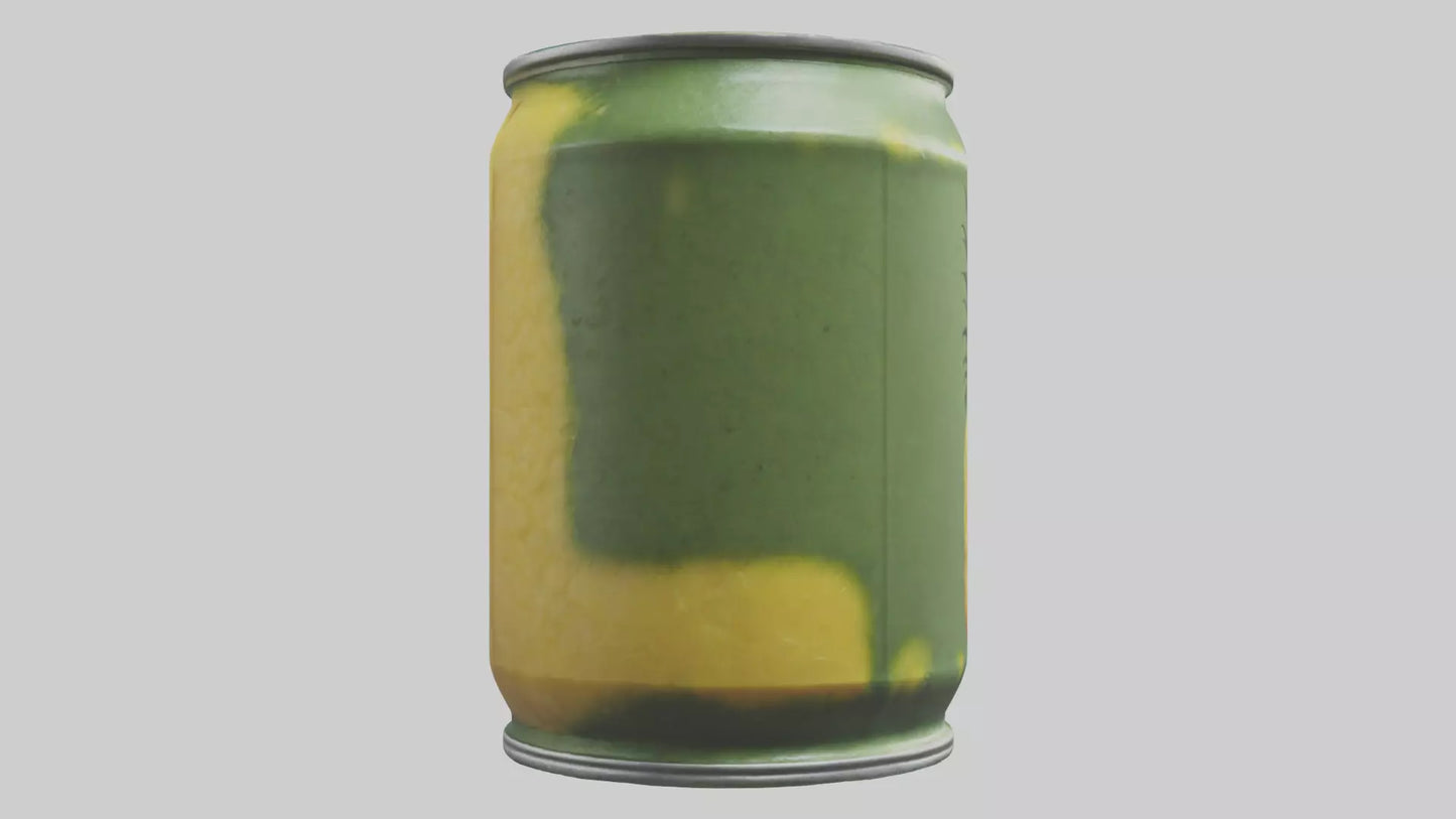 3D model Canned Pineapple model VR / AR / low-poly