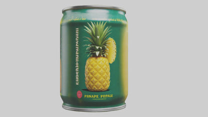 3D model Canned Pineapple model VR / AR / low-poly