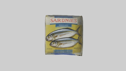 3D model Canned Salmon model VR / AR / low-poly
