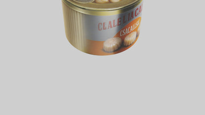 3D model Canned Salmon model VR / AR / low-poly