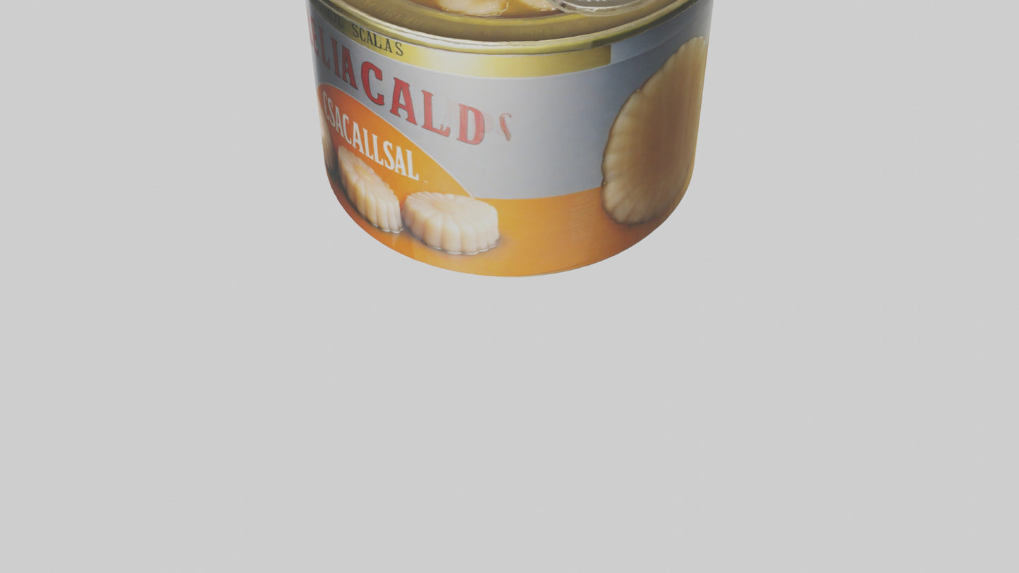 3D model Canned Salmon model VR / AR / low-poly