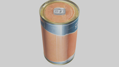 3D model Canned Salmon model VR / AR / low-poly