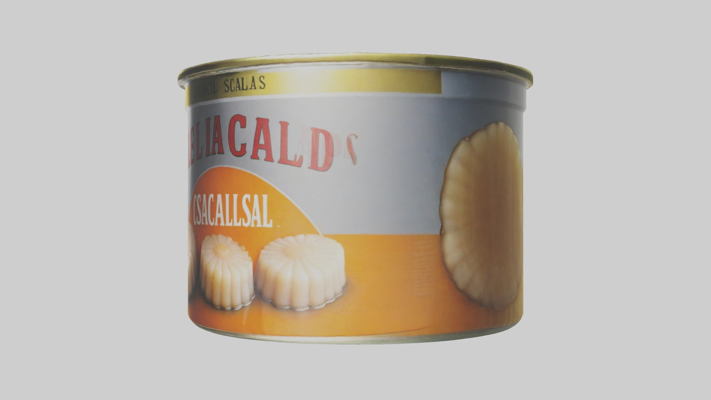 3D model Canned Salmon model VR / AR / low-poly