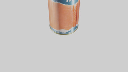3D model Canned Salmon model VR / AR / low-poly