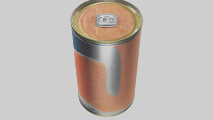 3D model Canned Salmon model VR / AR / low-poly