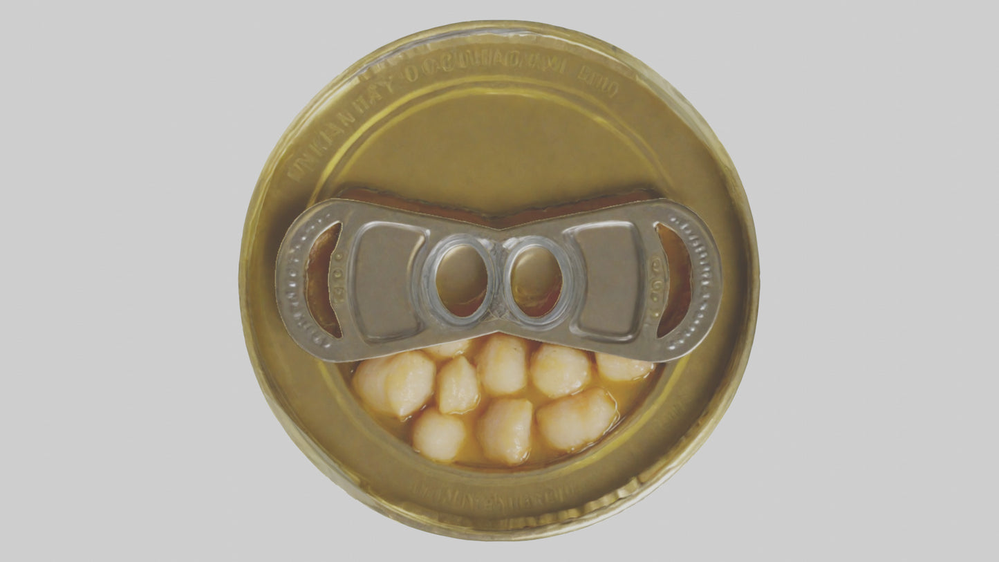 3D model Canned Salmon model VR / AR / low-poly