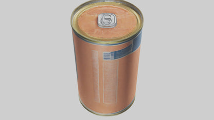 3D model Canned Salmon model VR / AR / low-poly