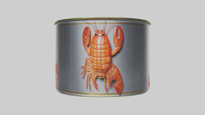 3D model Canned Shrimp model VR / AR / low-poly