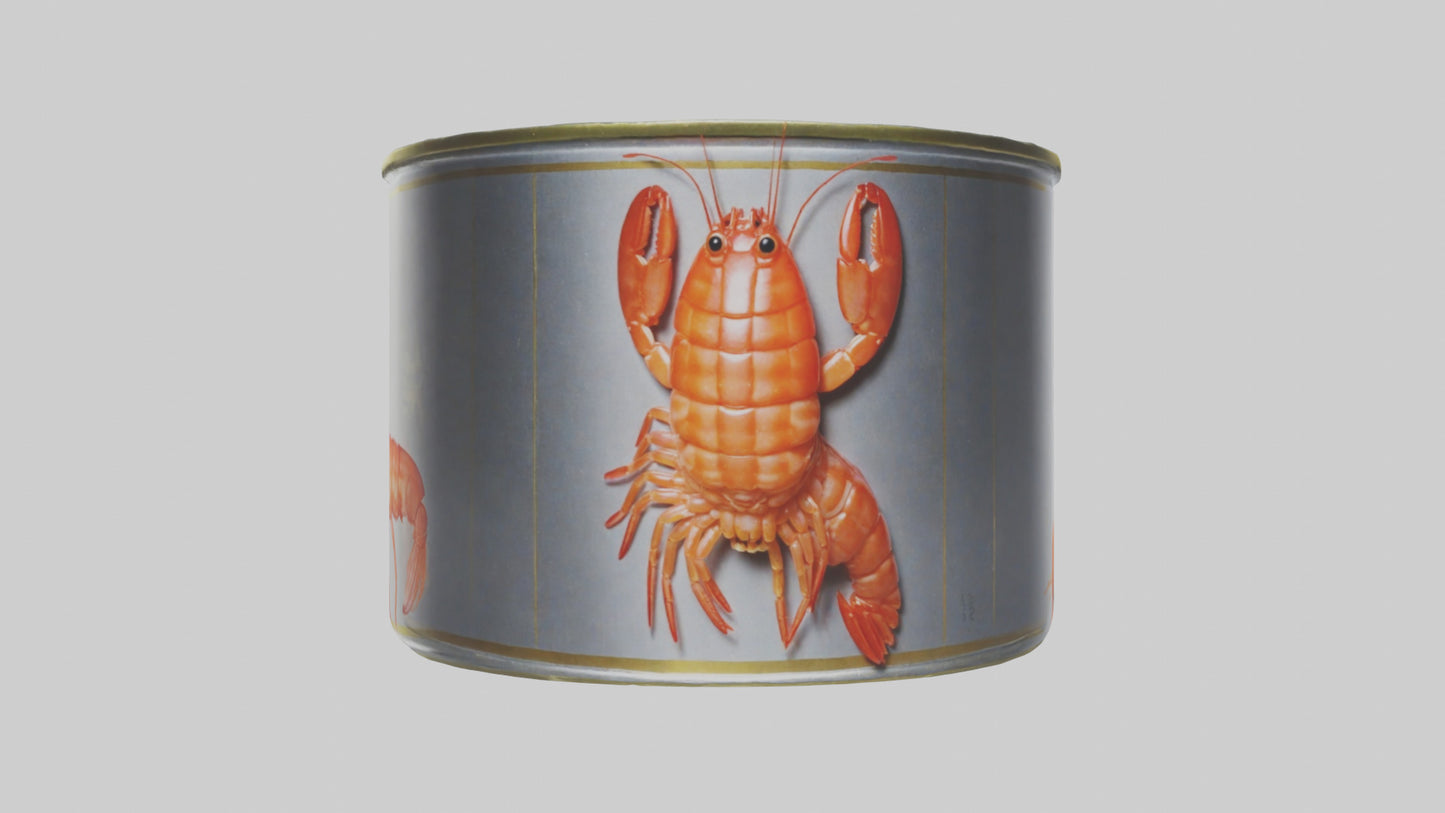 3D model Canned Shrimp model VR / AR / low-poly