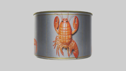 3D model Canned Shrimp model VR / AR / low-poly