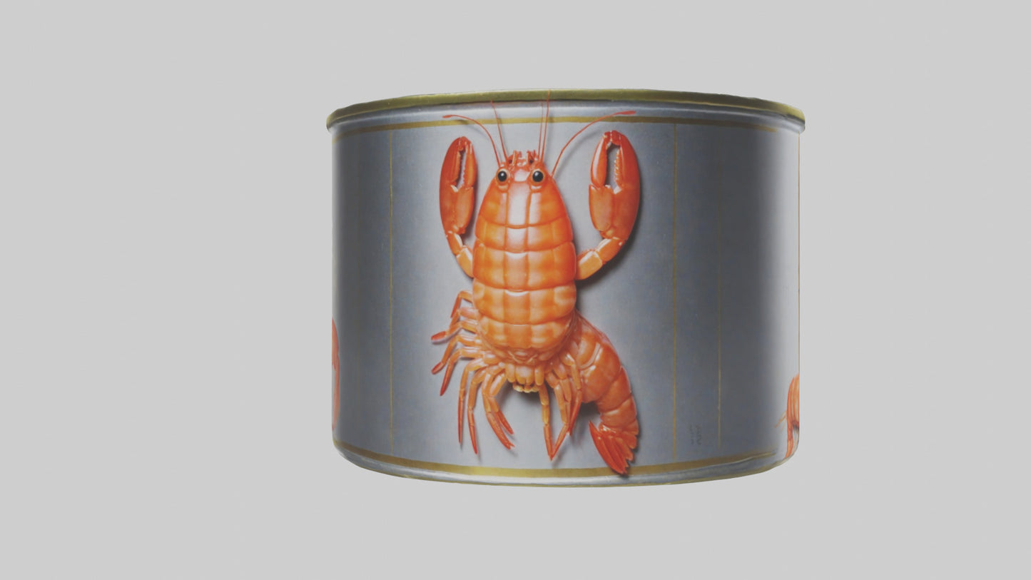 3D model Canned Shrimp model VR / AR / low-poly