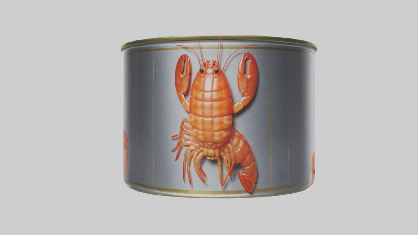 3D model Canned Shrimp model VR / AR / low-poly