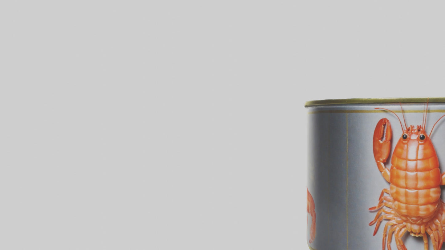 3D model Canned Shrimp model VR / AR / low-poly