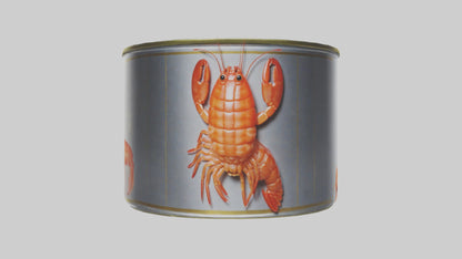 3D model Canned Shrimp model VR / AR / low-poly