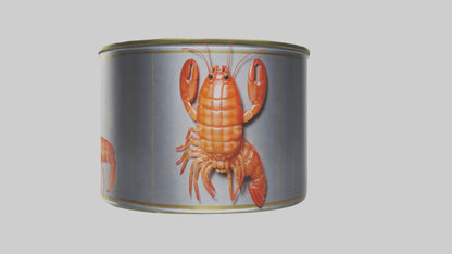 3D model Canned Shrimp model VR / AR / low-poly