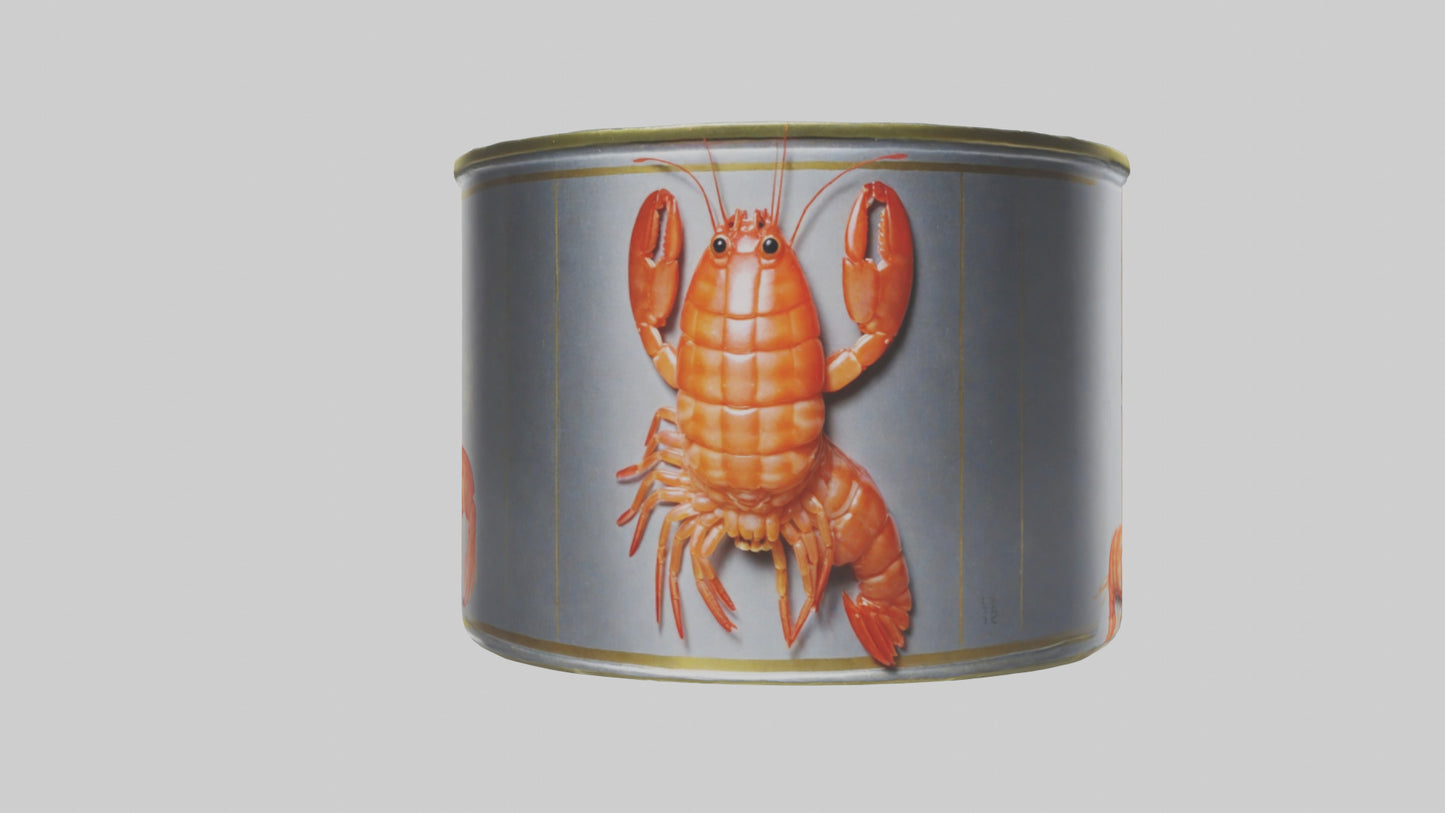 3D model Canned Shrimp model VR / AR / low-poly