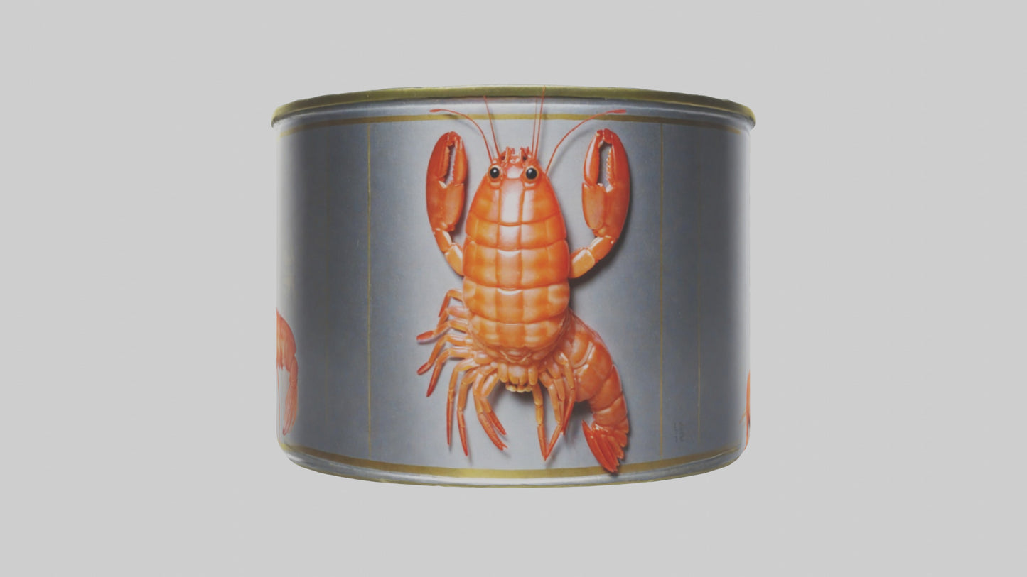 3D model Canned Shrimp model VR / AR / low-poly