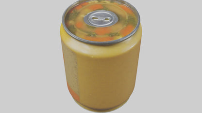 3D model Canned Soup model VR / AR / low-poly