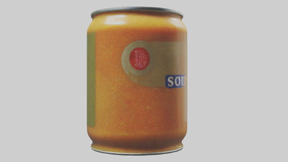 3D model Canned Soup model VR / AR / low-poly