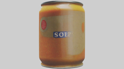3D model Canned Soup model VR / AR / low-poly