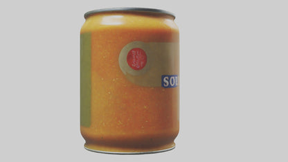 3D model Canned Soup model VR / AR / low-poly