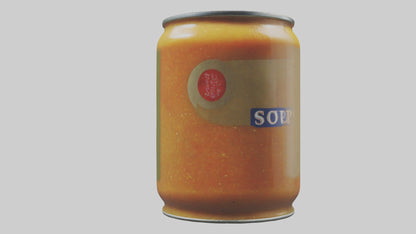 3D model Canned Soup model VR / AR / low-poly