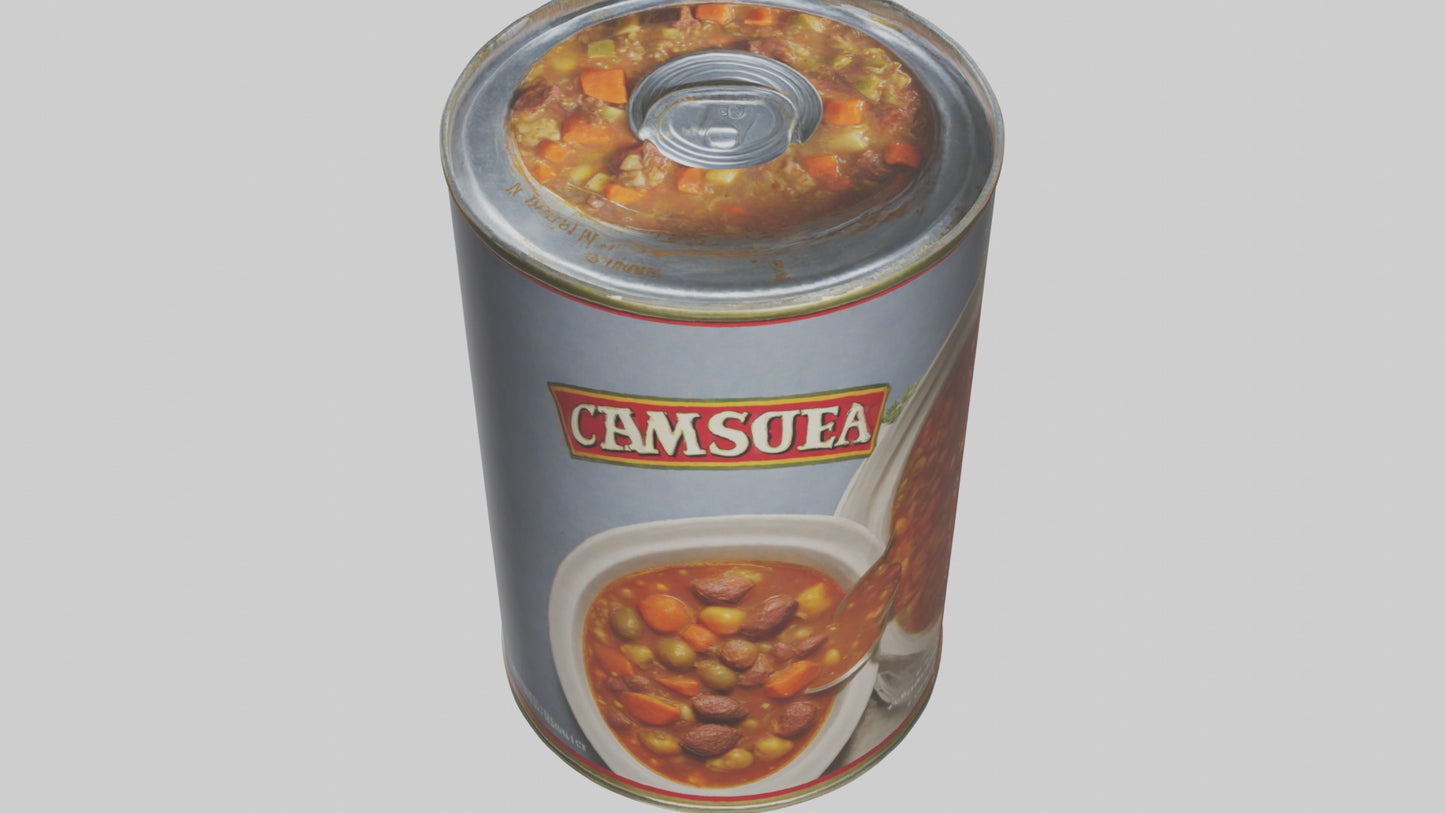 Canned Stew model VR / AR / low-poly