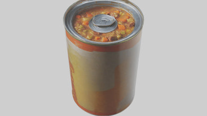 Canned Stew model VR / AR / low-poly