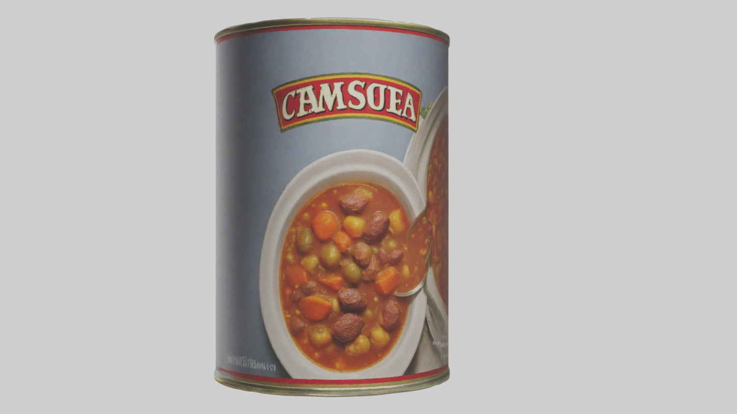 Canned Stew model VR / AR / low-poly